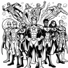 coloring pages of avengers