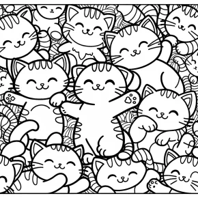 coloring pages of cats