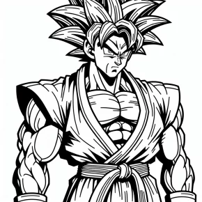 coloring pages of goku