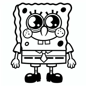 coloring pages of spongebob