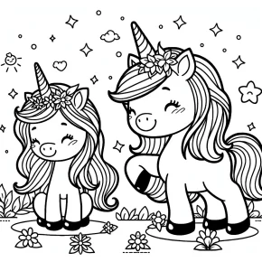 coloring pages of unicorns