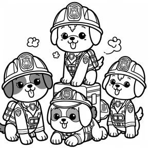 coloring pages paw patrol