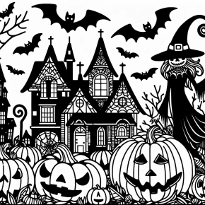 coloring pages printable halloween