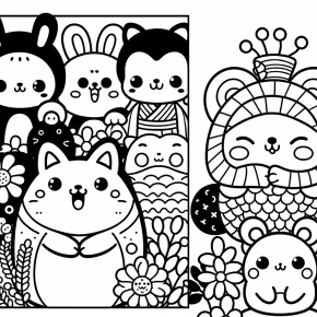 coloring pages sanrio