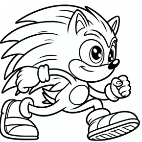 coloring pages sonic