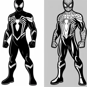 coloring pages spiderman