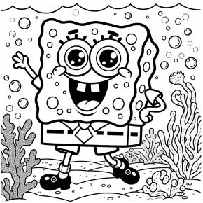 coloring pages spongebob squarepants