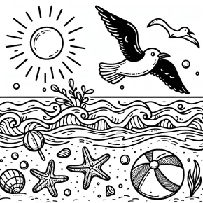 coloring pages summer