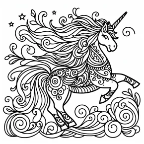 coloring pages unicorn