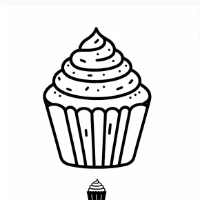 cupcake coloring pages