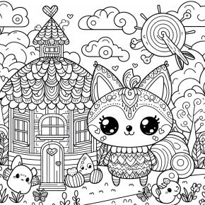 cute adult coloring pages