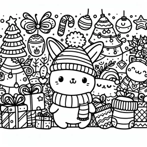 cute christmas coloring pages