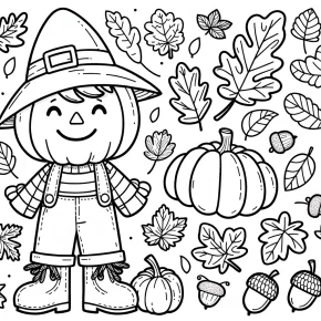 cute fall coloring pages