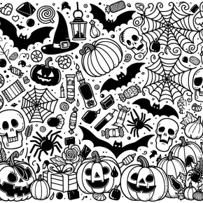 cute halloween coloring pages