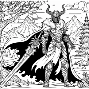 demon slayer coloring page