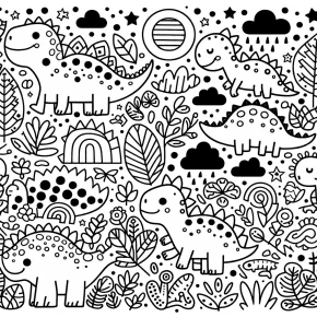 dinosaurs coloring pages