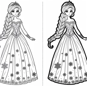 disney elsa coloring pages