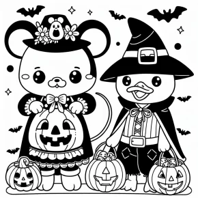 disney halloween coloring pages