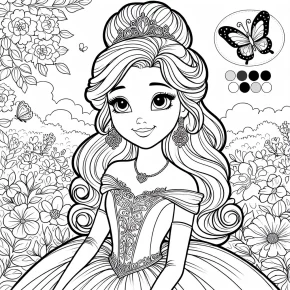 disney princess tiana coloring pages