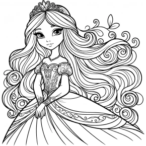 disney princesses coloring pages