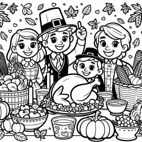 disney thanksgiving coloring pages