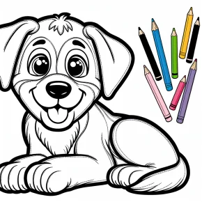 dog coloring pages printable