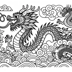 dragons coloring pages