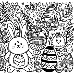 easter coloring page