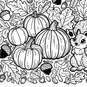 fall coloring page