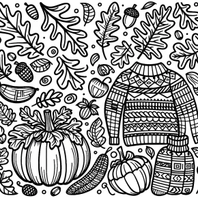 fall coloring pages