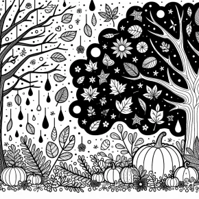 fall coloring pages for adults