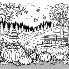 fall coloring pages free