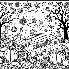 fall printable coloring pages