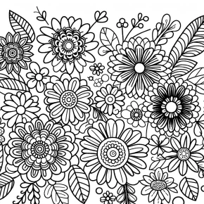 flower coloring pages