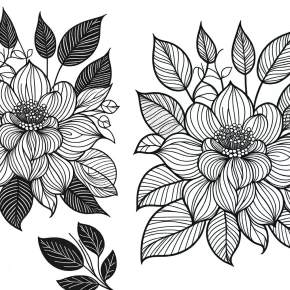 flower coloring pages printable