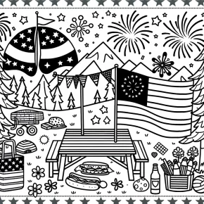 fourth of july coloring pages