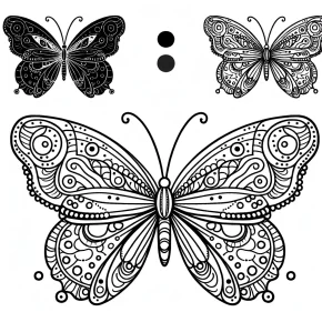 free butterfly coloring pages