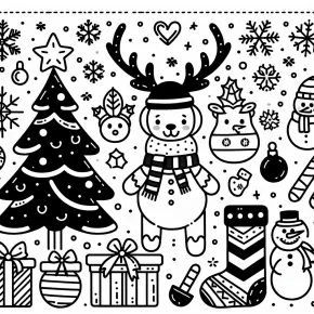 free christmas printable coloring pages