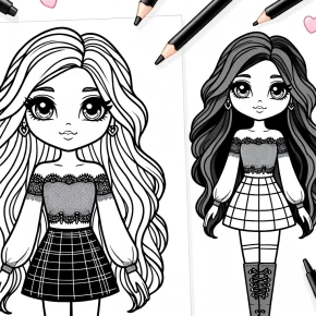 free coloring pages barbie