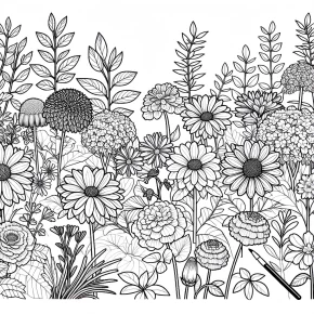 free coloring pages flowers