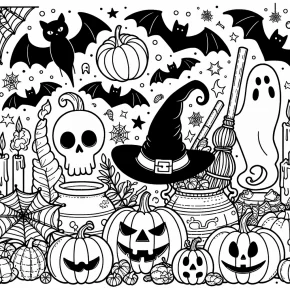 free coloring pages halloween