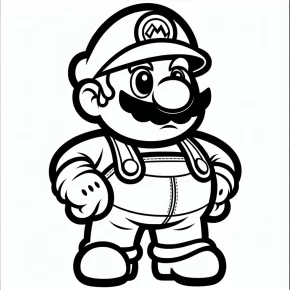 free coloring pages mario characters