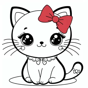 free hello kitty coloring pages