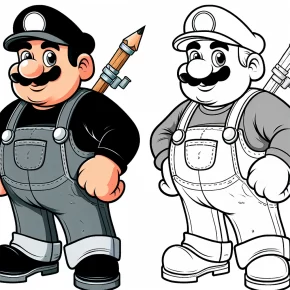 free mario coloring pages