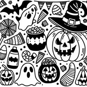 free print halloween coloring pages