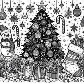 free printable christmas coloring pages