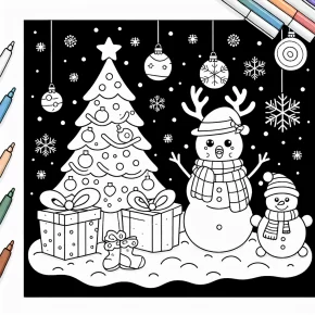 free printable coloring pages of christmas