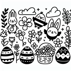 free printable easter coloring pages