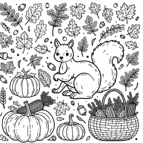 free printable fall coloring pages