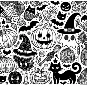 free printable halloween coloring pages